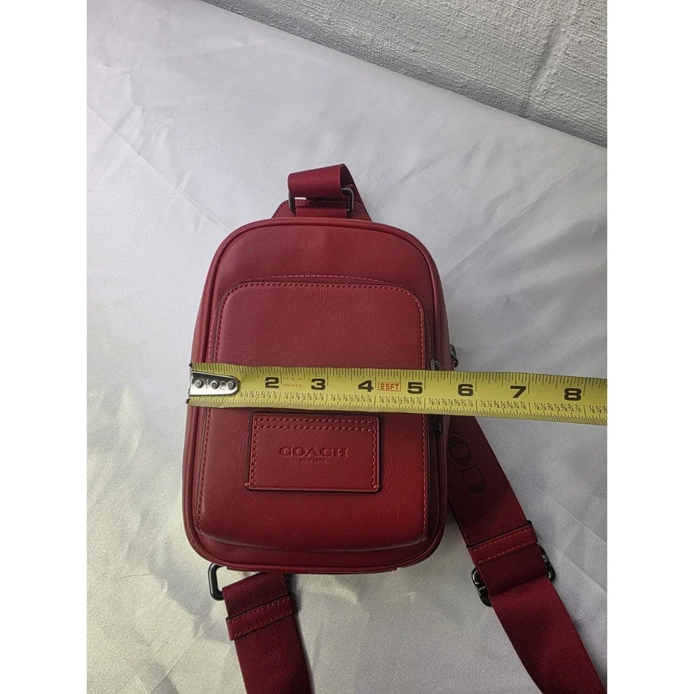 Coach Racer Red Sling‎ Pack Backpack Small